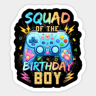 Squad Of the Birthday Video  Birthday Sticker
